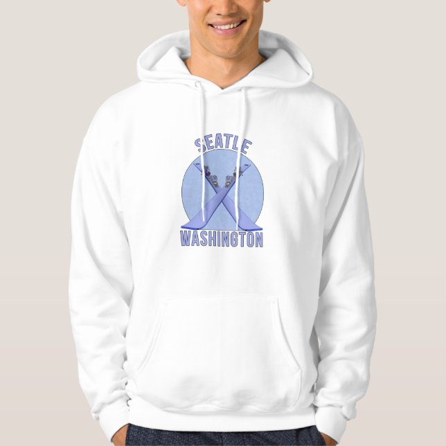 Sudadera Seattle, Washington (Anverso)