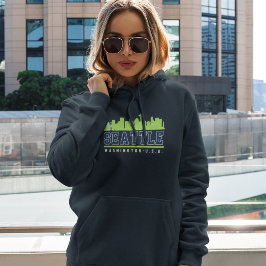 Sudadera Seattle Washington Skyline City