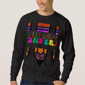 Sudadera Second Grade Teacher Leopard Pencil Back To School