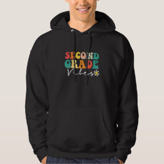 Sudadera Second Grade Vibes 2nd Grade Team Retro 1st Day Of