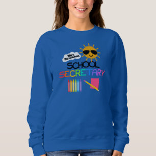 Sudadera Secretaria Escolar Nombre Personalizado