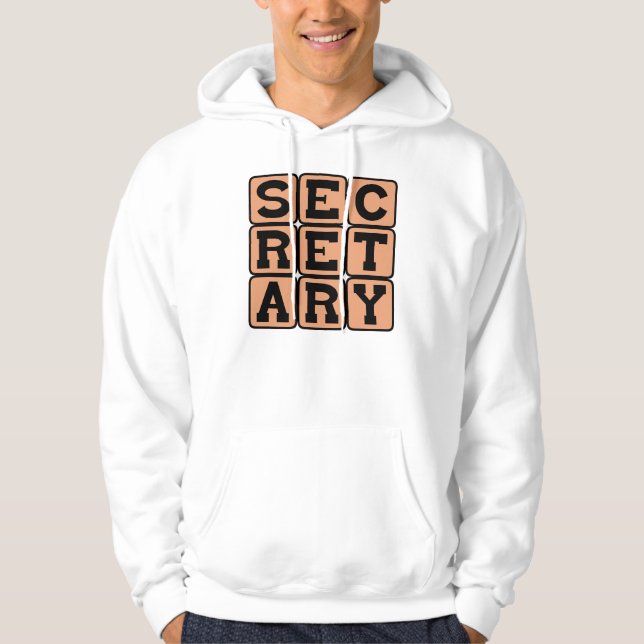 Sudadera Secretario, Asistente Administrativo (Anverso)