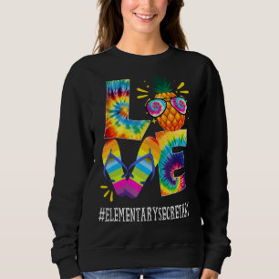 Sudadera Secretario Elemental Love Pineapple Summer Off Dut