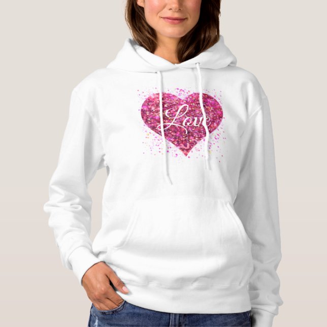 Sudadera Secuencias brillantes rosas, valentina del graffit (Anverso)