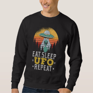 Sudadera Secuestro Alien Retro Ovni Vintage Espacio
