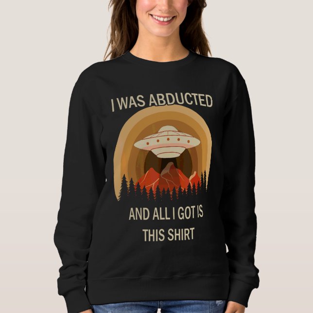 Sudadera Secuestro Alienigena Ciencia Ficción Extraterrestr (Anverso)