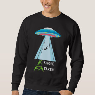 Sudadera Secuestro divertido de alienígena tomado día de co