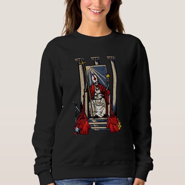Sudadera Secula Seculorum Hardcore To Hell Creepy (Anverso)