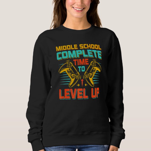 Sudadera Secundaria Completa Hora de Subir de Nivel Ropa (Anverso)