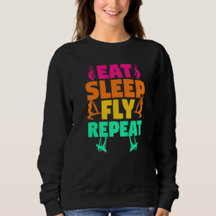 Sudadera Sedass Aéreas Acrobacia Aérea Comer Dormir Volar