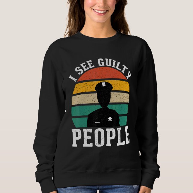 Sudadera See Guilty People Correctional Officer 1 (Anverso)