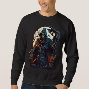 Sudadera Segador Cementerio Muerto Muerte Oculto Gótico