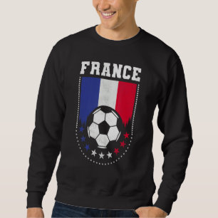 Sudadera Seguidor de fútbol con bandera de Francia