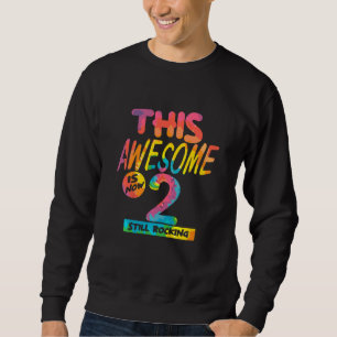 Sudadera Segundo cumpleaños, este maravilloso bebé tiene ah