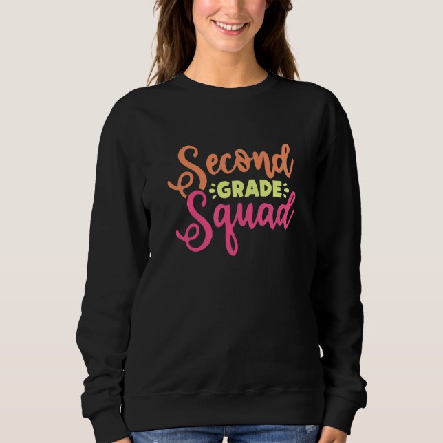 Sudadera Segundo curso Escuadrón de segundo grado profesor  (Anverso)