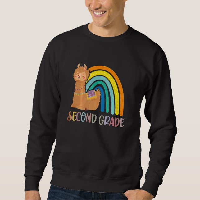 Sudadera Segundo grado Chicas arcoiris Equipo de profesores (Anverso)