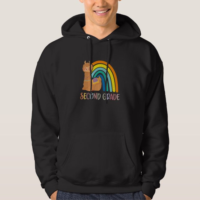 Sudadera Segundo grado Chicas arcoiris Equipo de profesores (Anverso)