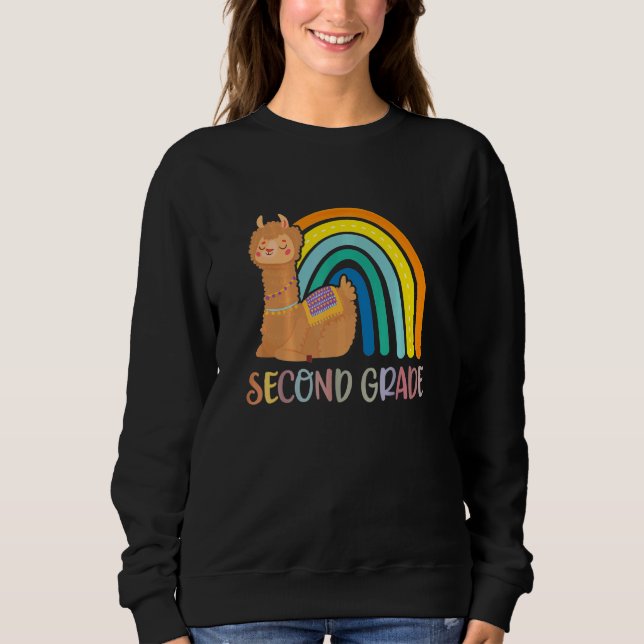 Sudadera Segundo grado Chicas arcoiris Equipo de profesores (Anverso)