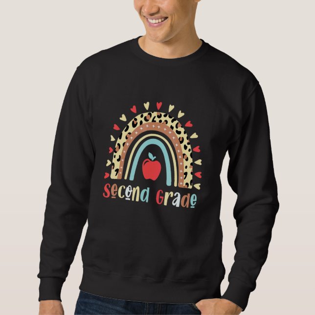 Sudadera Segundo Grado del equipo docente de Leopardo Arcoi (Anverso)