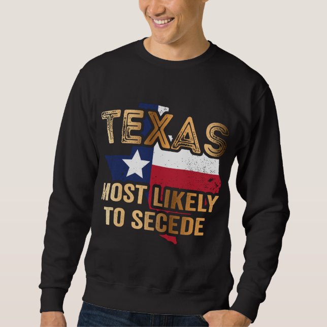 Sudadera Seguramente Texas se separará (Anverso)
