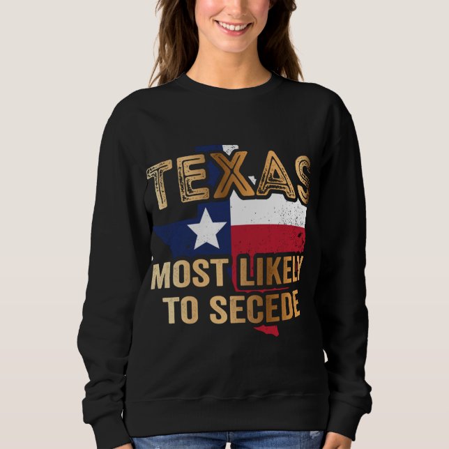 Sudadera Seguramente Texas se separará (Anverso)
