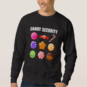 Sudadera seguridad de caramelos vago disfraz de halloween H