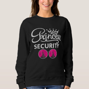 Sudadera Seguridad de princesa Dicho para hermano papá novi