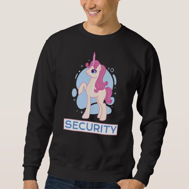 Sudadera Seguridad de Unicorn (Anverso)
