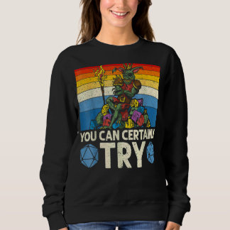 Sudadera Seguro Que Puedes Probar Juego De Mesa Rpg Gamer B