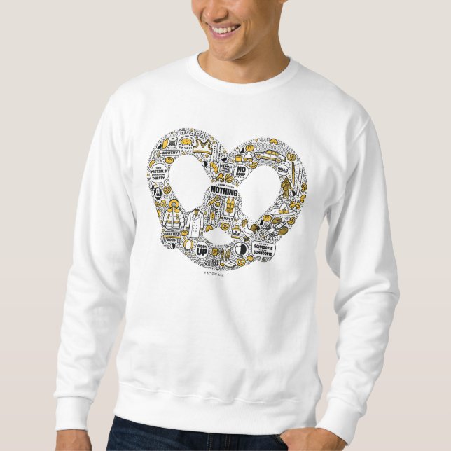 Sudadera Seinfeld Pretzel Doodle Art (Anverso)
