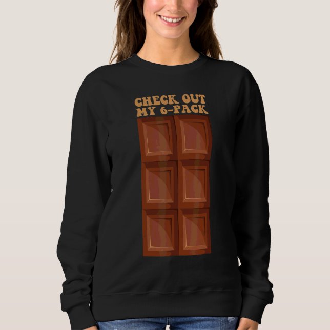Sudadera Seis chocolates dulces Choco (Anverso)