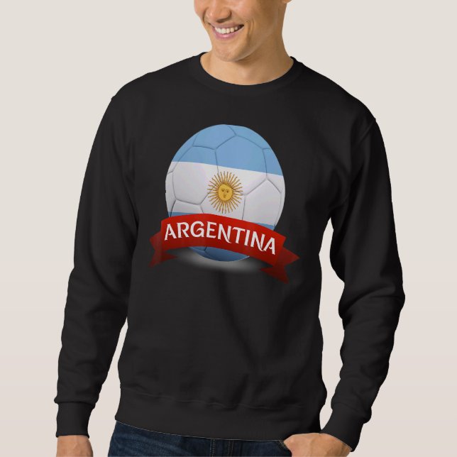 Sudadera Selección de Fútbol de Argentina Campeonato Mundia (Anverso)