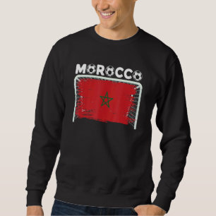 Sudadera Selección marroquí de fútbol bandera de Marruecos