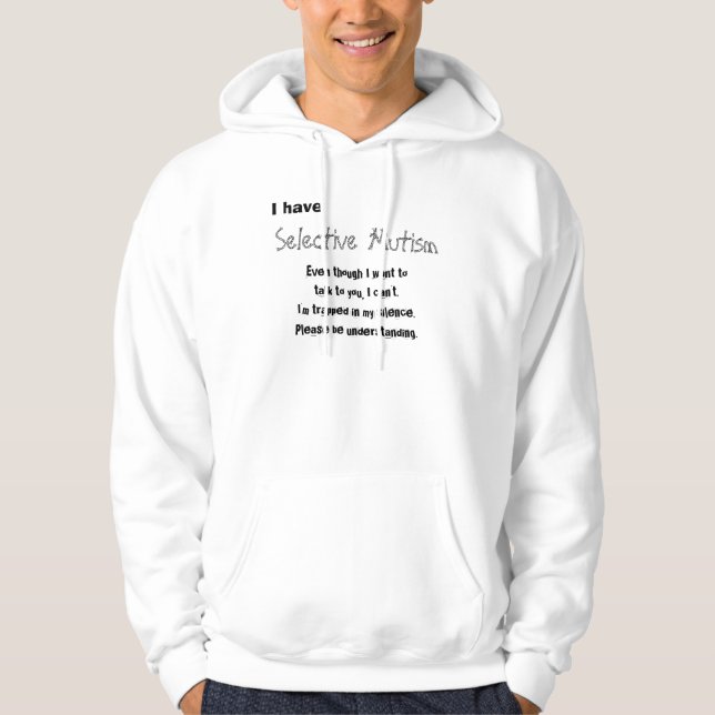Sudadera Selective mutism (Anverso)