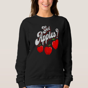 Sudadera Selector de manzanas manzanas orgánicas Frutas Gra