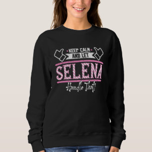 Sudadera Selena Mantén la calma y deja que Selena se encarg