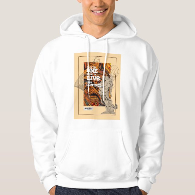 Sudadera Self Control Motivational hoodie (Anverso)