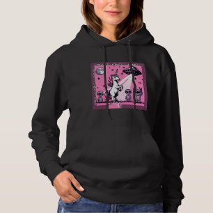 Sudadera Selfie de OVNI unicornio: Tierra cuadrada (arte de