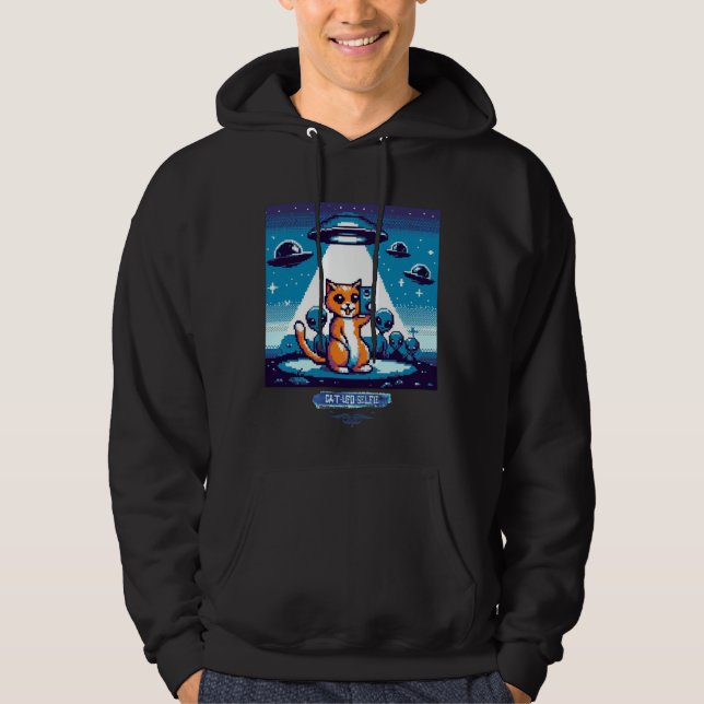 Sudadera Selfie de OVNIS: Pixel Art #3 (Anverso)