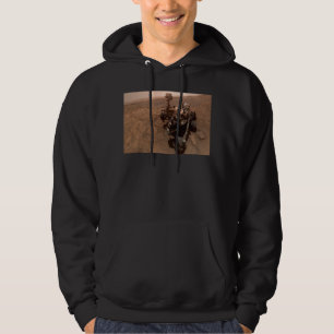 Sudadera Selfie del paisaje marciano rojo de la curiosidad