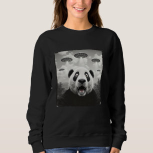 Sudadera Selfie divertido de panda con osos panda lindos al