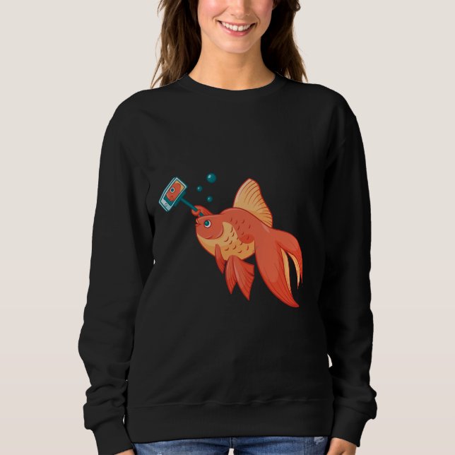 Sudadera Selfie Gold Fish (Anverso)