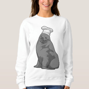 Sudadera Sellar como cocinar con el gorra del chef