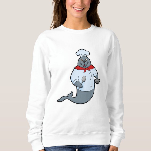 Sudadera Sello como Cocina con Pan & Spatula (Anverso)