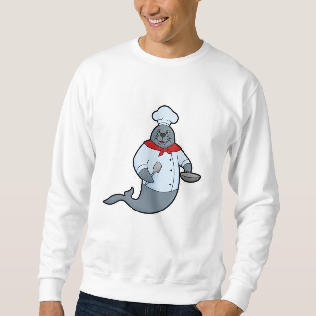 Sudadera Sello como Cocina con Pan & Spatula (Anverso)