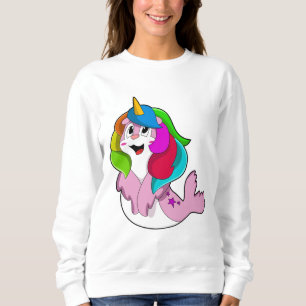 Sudadera Sello como unicornio