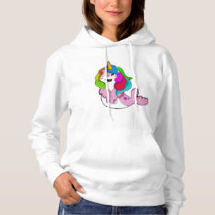 Sudadera Sello como unicornio