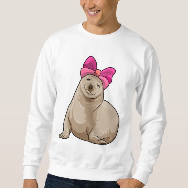 Sudadera Sello con cinta de opciones (Anverso)