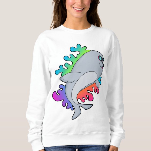 Sudadera Sello con lentes (Anverso)