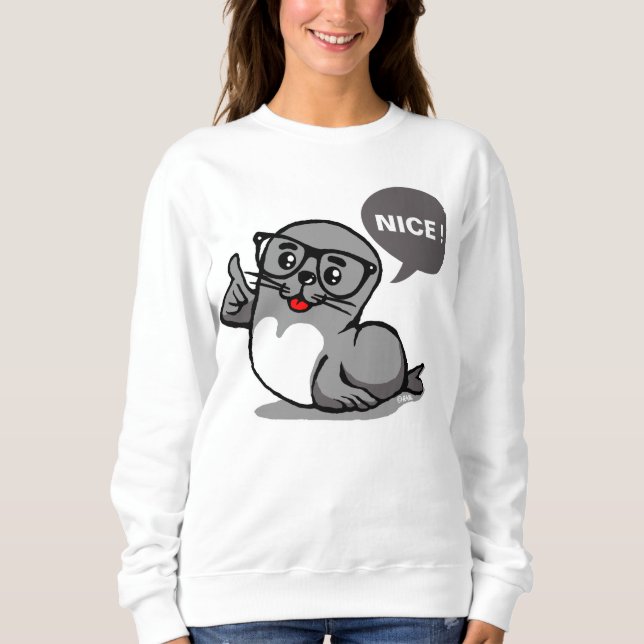 Sudadera Sello de la aprobación (Anverso)